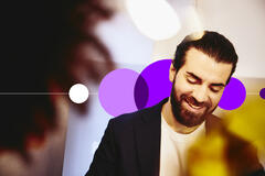 smiling man