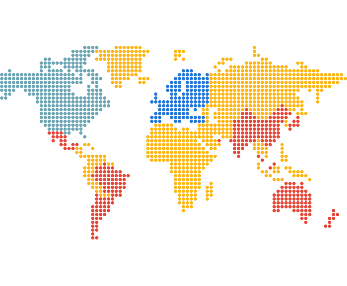 worldmap in pixels