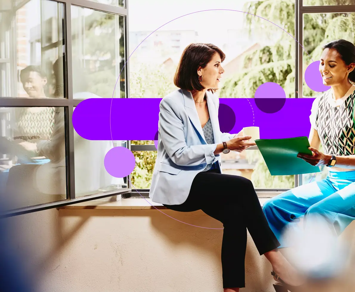 women chatting